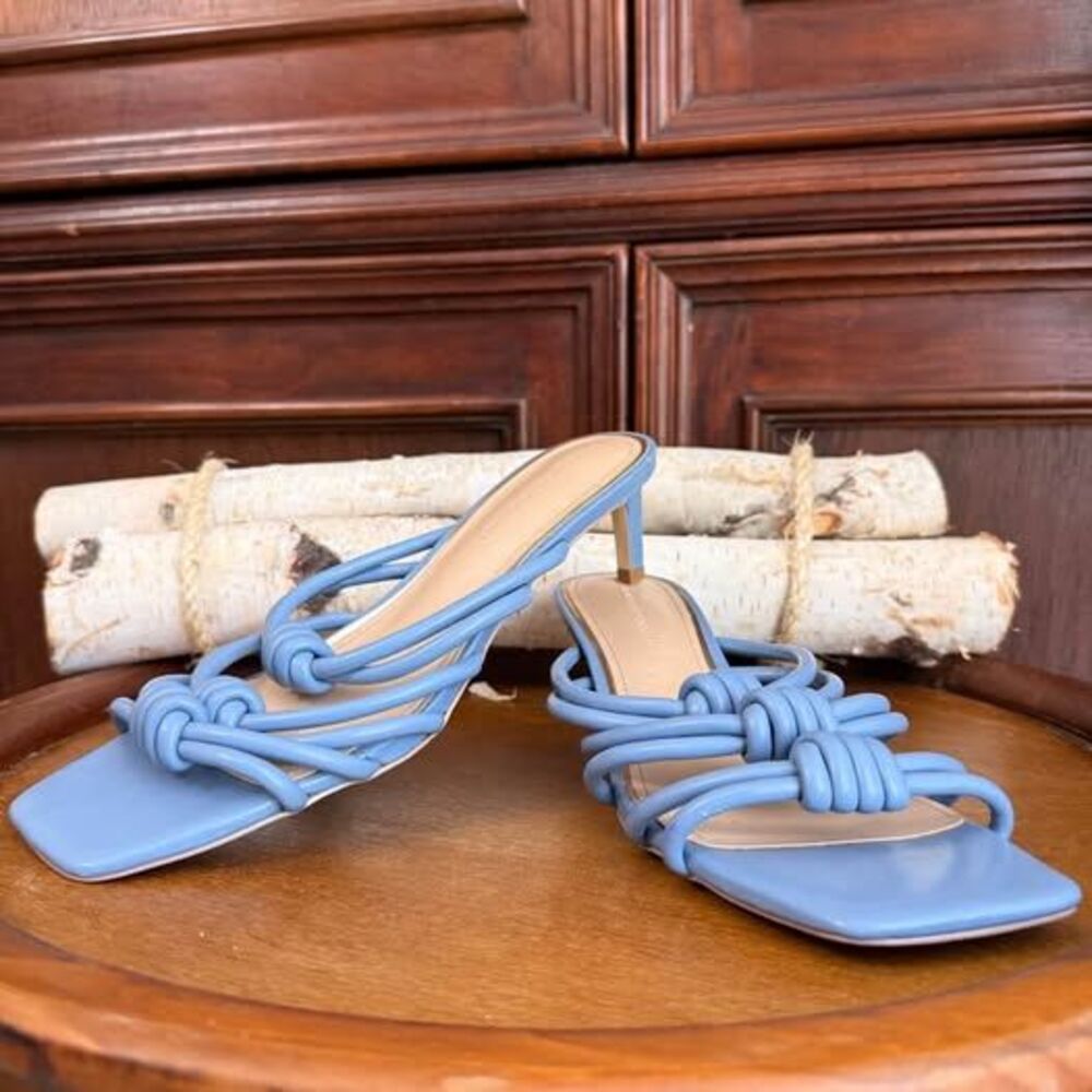 White House Black Market Knotted Kitten Heels